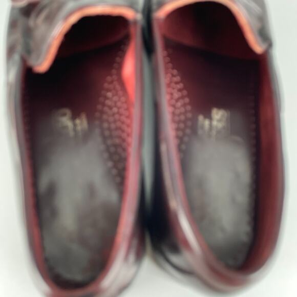 Sebago Men’s Size 10 D Burgundy Leather Slip On Tassel Loafers Dress Shoes GUC main image 6